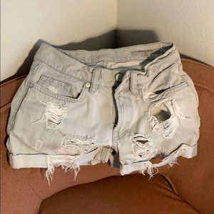 All Saints Distressed Shorts